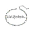 thumbnail image 3 of Tiny Gemstone Beaded Bracelets for Women, Boho Silver & Gold Bracelets Set - Trendy Jewelry Gifts for Girls, Mom, Friends, Christmas Stocking Stuffers with Card, 3 of 6