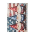 thumbnail image 6 of DEIARA American Flag Gnome Square Tablecloth 54×72in Polyester Fabric Tablecloth Washable Dust Resistant Wrinkle Resistant, 6 of 9