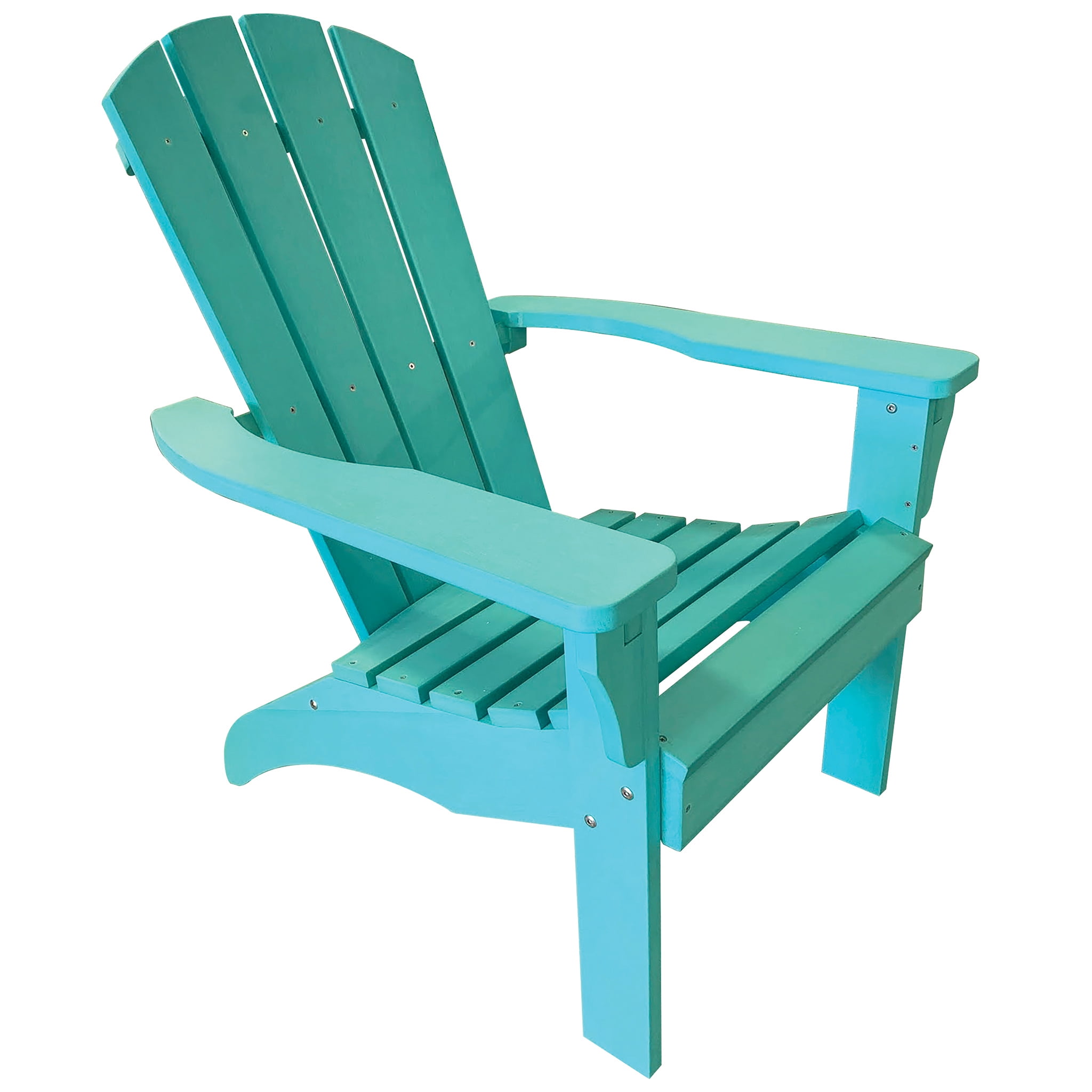 Leigh Country TX 94025 Adult Outdoor Poly Resin Adirondack Chair - Turquoise