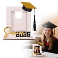 thumbnail image 2 of kjfeif Class of 2026 Wooden Graduation Picture Frame Vertical Desktop Ornament Commemorative Photo Display for Photo Tabletop Display for College High School Graduate, 2 of 9