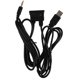 thumbnail image 1 of unbranded Extensor USB Panel Mount Para Auto Color Negro Con Jack 3.5mm Para Conexión De Audio, 1 of 8