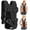 Black, variant on AUTOWT Pet Carrier Backpack - Breathable & Adjustable Design for Small Medium Dogs, Suitable for Outdoors