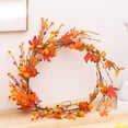thumbnail image 6 of sruoe Halloween Decoration, Fall Garland Maple Leaf, Artificial Green Plant, Maple Leaf Garland, Christmas Fall Maple Garland, Vine Garland for Home Halloween Christmas Party Fireplace Decoration, 6 of 6