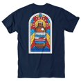 thumbnail image 1 of T-Shirt Bleu pour Homme en Verre Teinté Naturel - Grand, 1 of 1