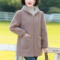 thumbnail image 3 of Winter Women's Thickened Warm Cotton Coat Jacket - Temperament & Casual, 3 of 5