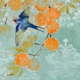 thumbnail image 2 of Evelia Designs 20x20 White Modern Wood Framed Museum Art Print Titled - Blue Aurora II, 2 of 4