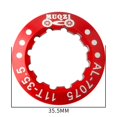 thumbnail image 2 of Cubierta de cassette, 4 piezas, cerradura, volante de aleación, tapa de la rueda dentada a prueba de polvo roja 6 piezas, 2 of 7