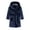 A01-Navy, variant on Toddler Baby Girls Boys Pajamas Kids Night Robe Dress Cartoon Bathrobes Hooded Warm Flannel Night Robe Sleepwear Robe Pjs Homewear for 1-12 Years (A02-Blue,3-4 Years)