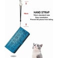 thumbnail image 3 of case for Samsung Galaxy A22 5G（Not 4G） Cartoon Girl Wallet Case, Cat Dog Style Flip Phone Cover with ID Card Holder & Kickstand PU Leather Magnetic Clasp Cases for Samsung Galaxy A22 5G MG Blue, 3 of 14