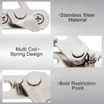 thumbnail image 3 of unbranded 1 Set Silver Window Security Lock Safety Lock Stainless Steel Window Accessory, 3 of 8