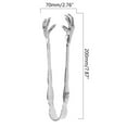 thumbnail image 6 of Stainless Steel Ice Tongs Kitchen Bar Small Serving Tongs Chicken Claw Shape Sugar Tongs for Cocktail Whiskey Teas, 6 of 9