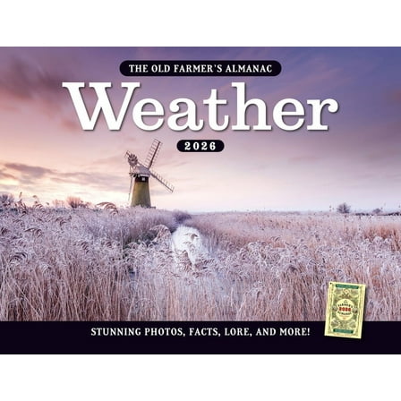 The 2026 Old Farmer's Almanac Weather Wall Calendar, (Paperback)