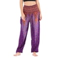 thumbnail image 2 of SWSMCLT Women's High Waist Harem Pants Yoga Lightweight Comfy Loose Boho Yoga Pants Thin Ankle Running Trousers Patterned111 Small-X-Large, 2 of 4