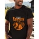 thumbnail image 1 of Men's Casual Cotton T-Shirt - Short Sleeve, Round Neck with Unique Graphic Design | Perfect for Summer Outings & Sports, Casual Sporty Tee, Summer Gifts, 1 of 6