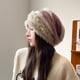 thumbnail image 5 of Sombreros de mujer, casuales, de invierno, de felpa, con protección para las orejas, gorro para el frío, 5 of 5