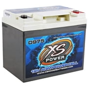 XS Power D975 2100 Amp AGM Power Cell Car Battery+Hardware+Power/Ground Wires