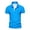 Sky Blue, variant on dgysar Mens Summer Polo Shirt, Color Block Contrast Design Lapel Collar Button Up Quarter Sleeve Loose Fit Polyester Synthetic Breathable Quick Dry Garment, Yellow, XL