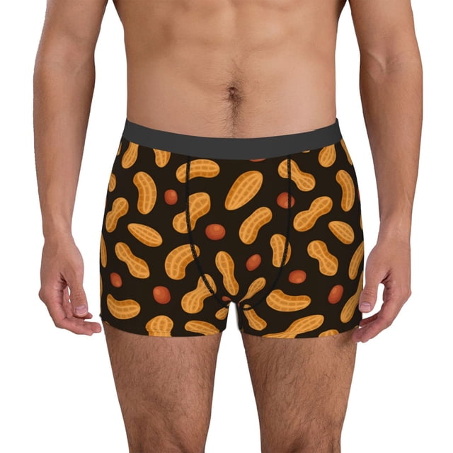 Fotbe Peanuts5 Calzoncillos Tipo Boxer con Bolsa de Soporte Total para Hombre, X-Temp Fresco, Transpirable y de Secado Rápido-Small