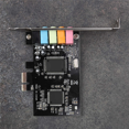 thumbnail image 2 of 10X PCIe Carte Son 5.1, PCI Express Surround Carte Audio 3D pour PC avec Haute Performance Sonore Directe, 2 of 7