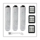 thumbnail image 1 of Piezas de Repuesto de Rodillo de Cepillo y Filtros de VacíO HF3 3649A para Filtro Hepa de Rodillo de Cepillo de Aspiradora Crosswave, 1 of 6