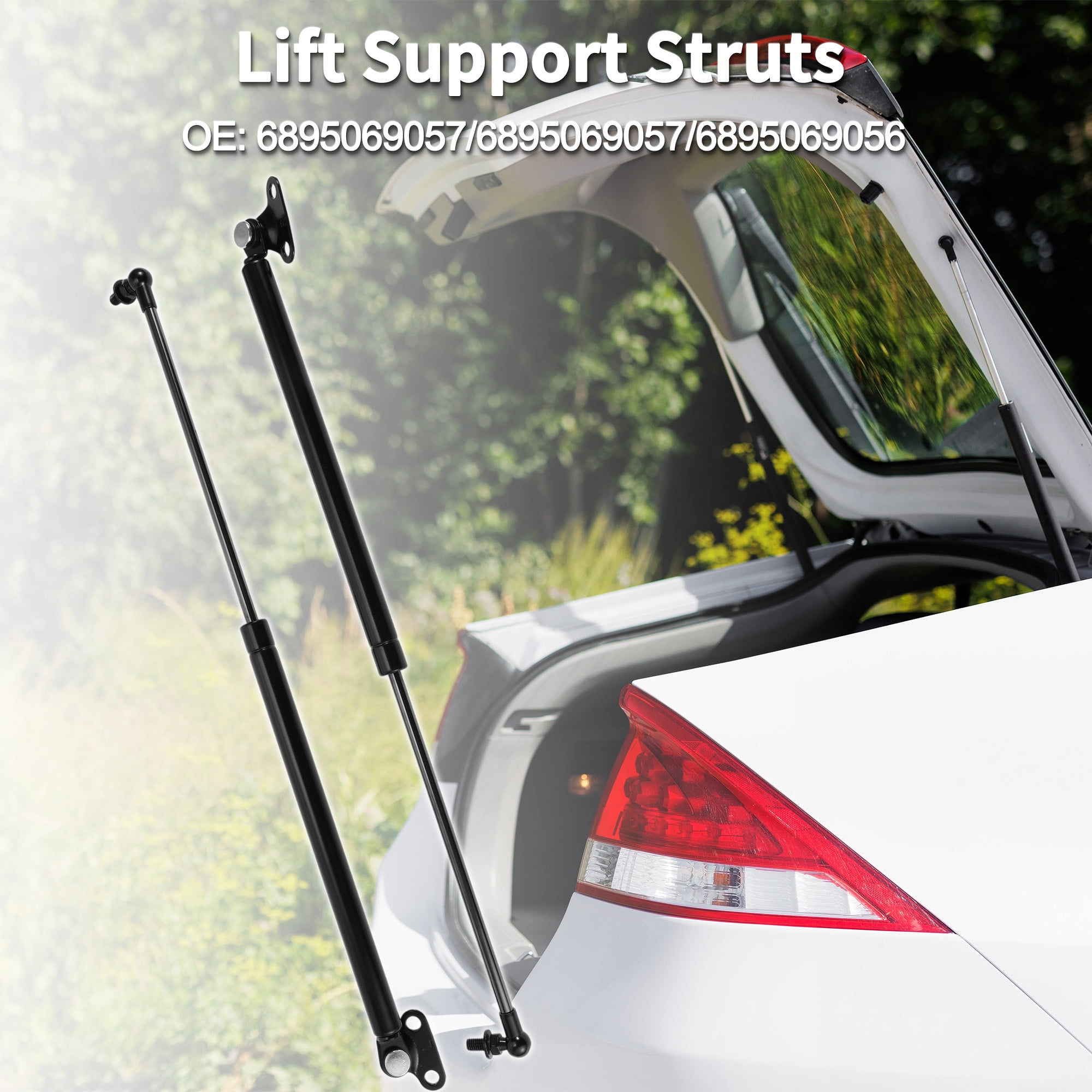 Unique Bargains 2Pcs Lift Supports Struts for Toyota Land Cruiser 100 Series 1998-2007