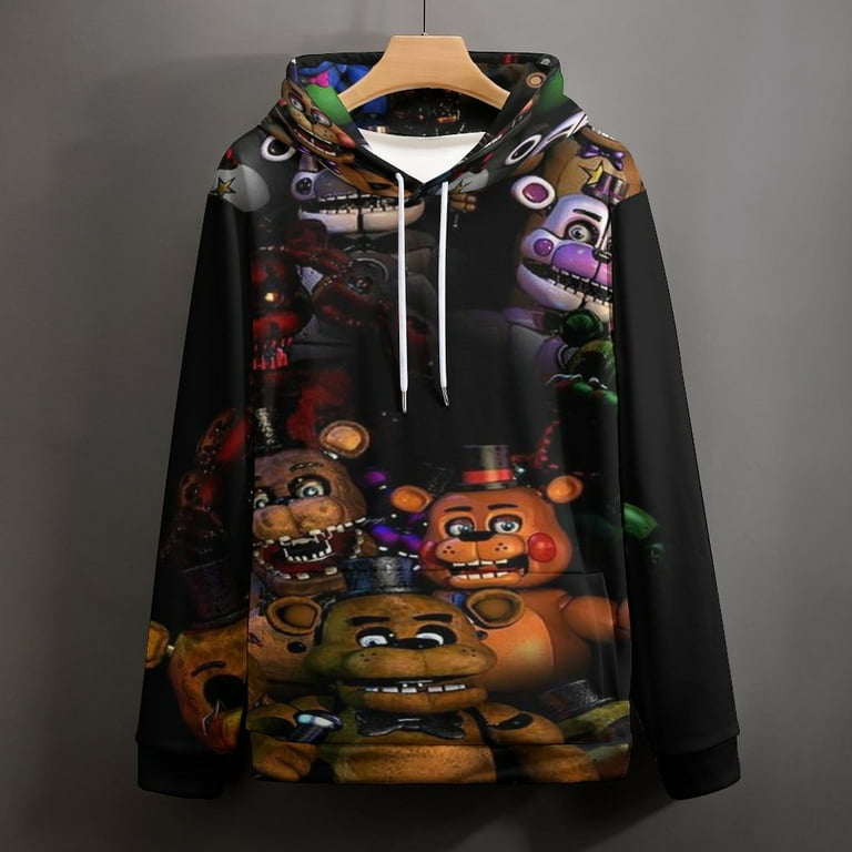 FNAF World Adult Sweater Pullover Hoodie 3D Printed Loose Hooded