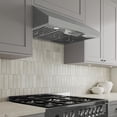thumbnail image 4 of Streamline 30 in. Anfo Convertible Undermount 406 CFM Range Hood in Brushed Stainless Steel with Baffle Filters, Push Button Control, LED Lights, 4 of 9