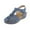 Blue, variant on JeashCHAT Sandals for Women Comfortable Ankle Strap Closed Toe Summer Platform Sandals Casual Bohemian Gladiator Outdoor Wedges with Arch Support