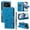 Blue, variant on For iPhone 17 Pro Flip Case Wallet Cover Embossed Kitten Pattern Premium Magnetic PU Leather Shell with RFID Blocking Card Slots Pocket Lanyard Stand Full Protective Phone Cover,Green