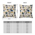 thumbnail image 2 of Pofeuu Hawaiian Style Print Double-sided plush pillowcase Square Throw Pillow Covers Pillows Cover for Living Room Bedroom Sofa Couch Cushion Cover（No pillow core）-18"x18", 2 of 7