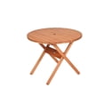 thumbnail image 1 of Mesa Plegable circular Merkatari de madera BICA 90 cm de diametro, 1 of 3