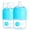 Blue, variant on PopYum 5 oz Anti-Colic Formula Making Baby Bottle 3-Pack - Pink