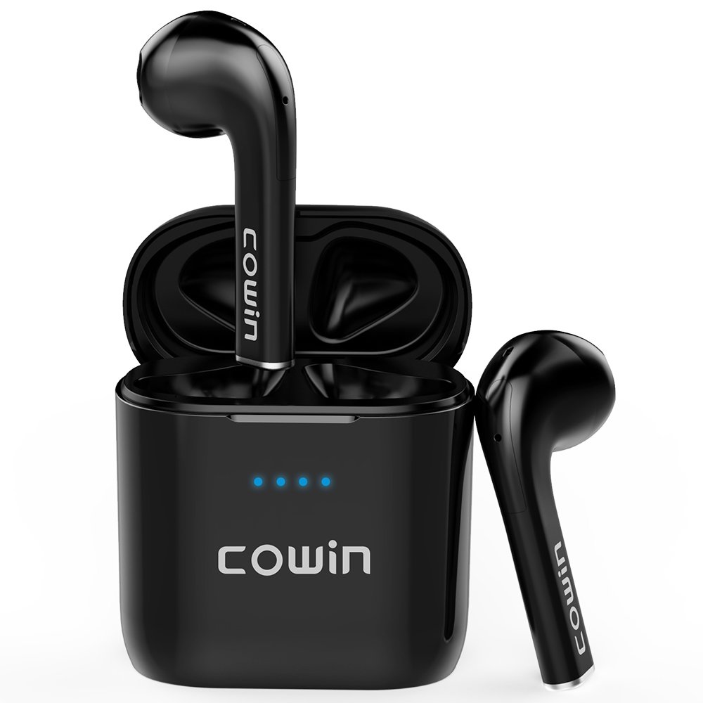 True Wireless Earbuds, COWIN KY07 Bluetooth 5.0 Earbuds with Charging Case Pumping Bass, Stereo