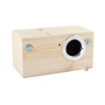 thumbnail image 1 of Caja nido de madera para cría de pájaros, casa de apareamiento para cacatúas, agapornis y periquitos. M Apertura derecha, 1 of 9
