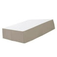 thumbnail image 3 of justharion Solid Color Hotel Pleated Bed Skirt Wrinkle & Fade Resistant Khaki _Full, 3 of 8