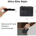 thumbnail image 3 of CAILDANL Slim Wallet for Women Thin Womens Card Holder RFID Blocking Genuine Leather Small Wallets, 3 of 6