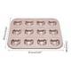 thumbnail image 3 of 6 Cups Muffin Pans Non Stick Muffin Baking Pans Carbon Steel Muffin Pans Bakeware Set Cupcake Baking Pan for Oven Baking, 3 of 4