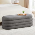 thumbnail image 6 of Gericco Storage Multi-Functional Ottomans, Gray, 49.2 Inch, 6 of 6