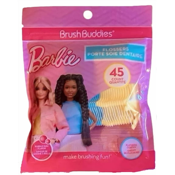 Brush Buddies Barbie Flossers 45 count