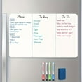 thumbnail image 3 of Magnetic Dry Erase Whiteboard Fridge Calendar Stickers For Refrigerator Easy to Use, A4 Message magnetBoard, 8*12inch, 3 of 8