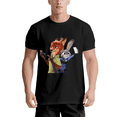 thumbnail image 1 of Zootopia 2 Men's T-Shirt Cotton Short Sleeve Crew Neck Tees, 1 of 5