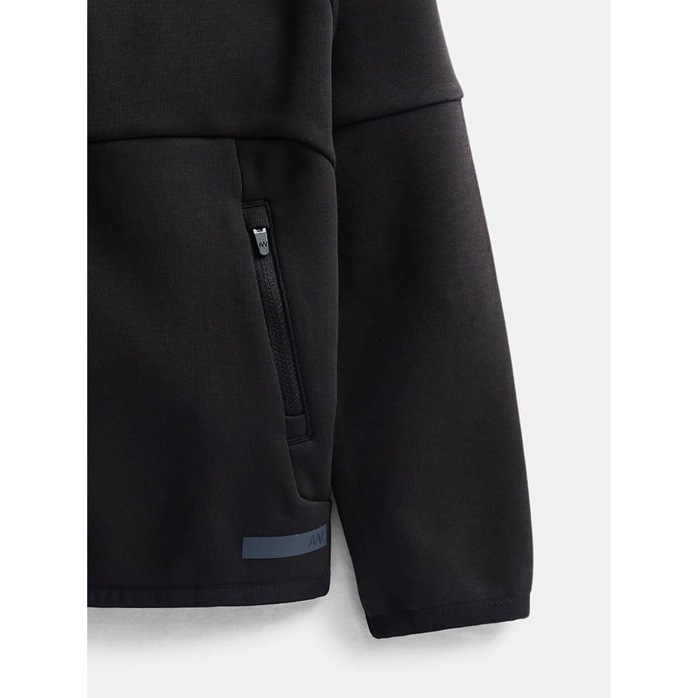 Athletic Works Boys' Double Knit Zip Front Jacket with Hood photo 3