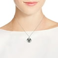 thumbnail image 6 of Intricately Stylized Trinity Knot or Triquetra Sterling Silver Necklace, 6 of 6
