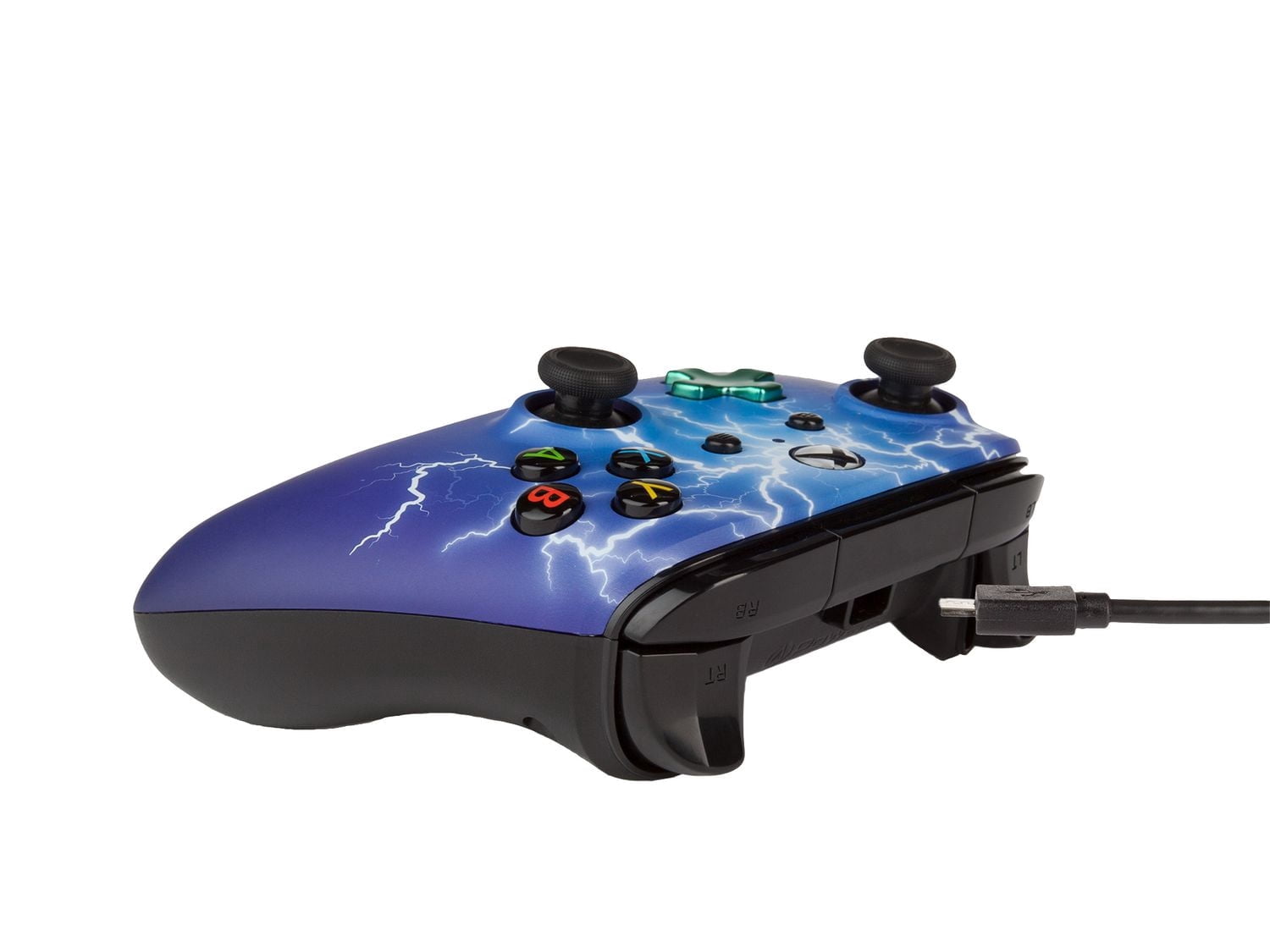 PowerA Enhanced Wired Controller for Xbox One – Spider Lightning