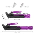 thumbnail image 3 of Caballete Lateral Unique Bargains Estacionamiento Pie Soporte Morado, 3 of 8