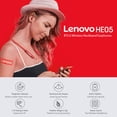 thumbnail image 2 of Lenovo HE05 Bluetooth Headphone , Sports Sweatproof Headset Neckband ,Wireless Running Earphones, Noise Cancelling Magnetic Earbuds with Mic, 2 of 6