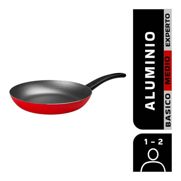 Sartén Ekco Mango de Baquelita Desmontable 20 cm Rojo