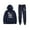 Navy, variant on Central Cee 23 Hoodie Jogger Pant 2 Piece Set Wild West Album Sweatshirt&Sweatpant