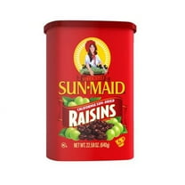 Sun-Maid California Sun-Dried Raisins, Dried Fruit Snack, 22.58 oz Canister