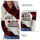 thumbnail image 5 of Sudadera con capucha para mujer, sudadera con capucha navideña para mujer, sudadera con capucha navideña a cuadros para mujer, sudadera con capucha de manga larga para mujer Características mejoradas, 5 of 5